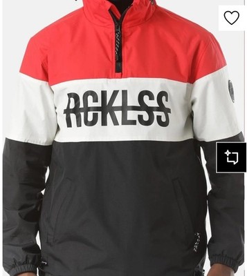 Young And Reckless Jacke S Schwarz Weiß Rot 