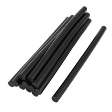 12 Pcs Black 11mm Dia Hot Melt Glue Adhesive Stick for Electric Tool Heating Gun