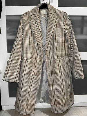 Karierter Mantel Damen Größe 38