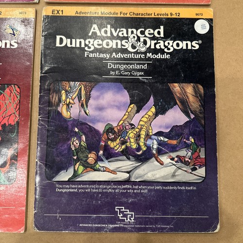 AD&D Lot 4 TSR Fantasy Adventure Modules Dungeons Dragons EX1, EX2, UK6, UK7 d&d - Picture 3 of 24