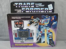 Transformers G1 SOUNDWAVE & BUZZSAW Complete w Box 1984 Vintage Decepticon