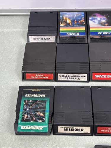 Lotto cartucce videogiochi vintage Intellivision Mattel Tower Of Doom Beam Rider - Foto 2 di 5