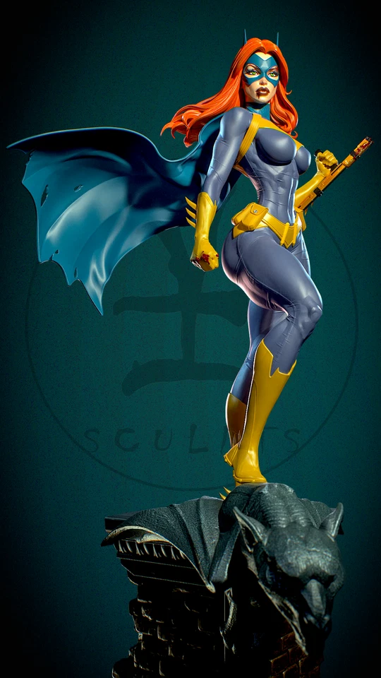 Bemalte Batgirl Statue 1/4 sexy Figur