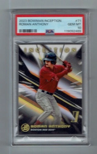 Roman Anthony PSA 10 2023 Bowman Inception Rookie #71