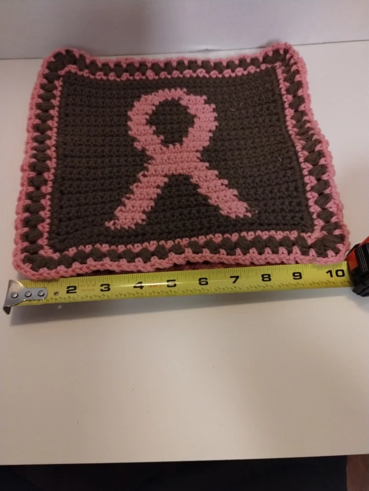 Set of 2 square Breast Cancer Awareness Centerpiece - Image 3 of 4