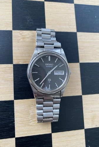 Vintage Seiko SQ Day Date Men’s Quartz Watch (8223-8010)