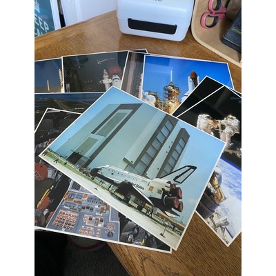 9 Space Shuttle Sammlung große Postkarten der NASA 8 x 10 cm makellos