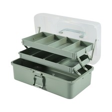 3-Layer Plastic Dividing Storage Box Craft Organizer and Storage with6724