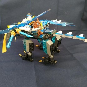 LEGO Ninjago 70602 Jay's Elemental Dragon Incomplete Instructions 15x11x2in Size