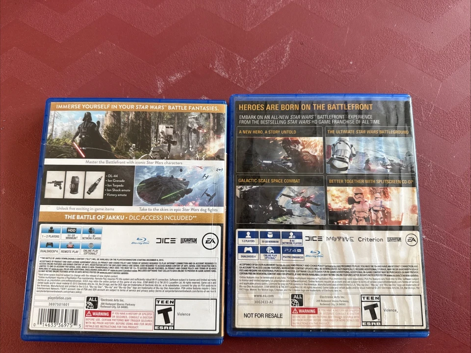 Star Wars Battlefront 1 y 2 PS4 ¡Ediciones Deluxe limpias y en caja!!🔥 Foto 2 de 4