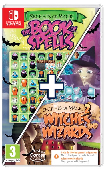 Secrets Of Magic (1+2) The Book Of Spells + Witches And Wizards Switch (Code De-image