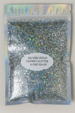 1/2 LB Chunky Holographic Glitter - Nail Craft Body Large Cut Fleck