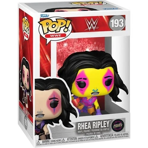 WWE Rhea Ripley WM40 Funko Pop! Vinyl Figure #193 CHASE WITH PROTECTOR