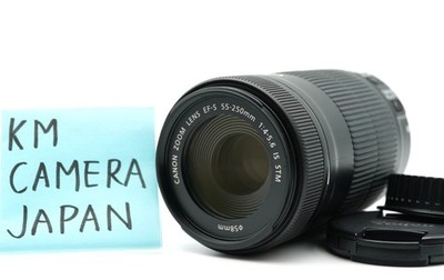 [NEAR MINT] Canon EF-S 55-250mm f/4-5.6 IS STM AF ZOOM Lens Black #020