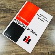 International Farmall 766 966 1066 1466 Tractor Owners Operators Manual Maintain