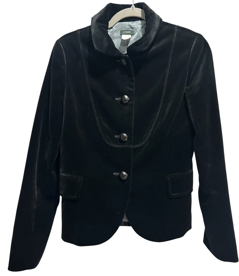 J. Blazer Crew Velvet Bella preto tamanho 4 - Imagem 4 de 4