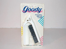 NEW Sealed Vintage GOODY Folding Brush / Comb Nylon Bristles White Made in USA