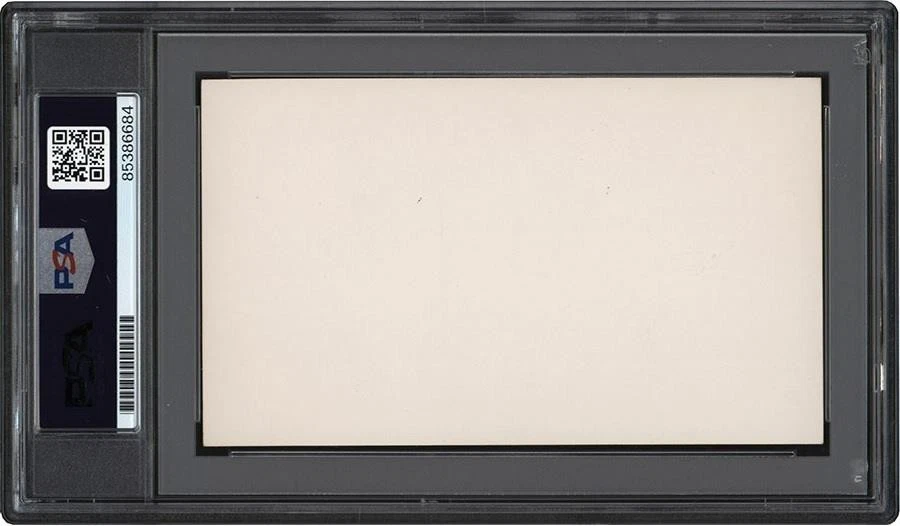 014, Dick Williams HOF, Original Autograph, Index Card, Athletics, PSA/DNA - Image 3 of 4