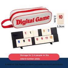 Rummikub Pouch Travel Game - Age + Compact & Portable Fun 2-4 Player Game-UK Ne