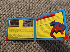 Spider-Man Return of the Sinister Six Manual de instrucciones Folleto Nintendo Nes