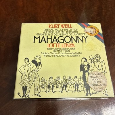Weill: The Fall and Rise of the City of Mahagonny by Lotte Lenya New Sealed