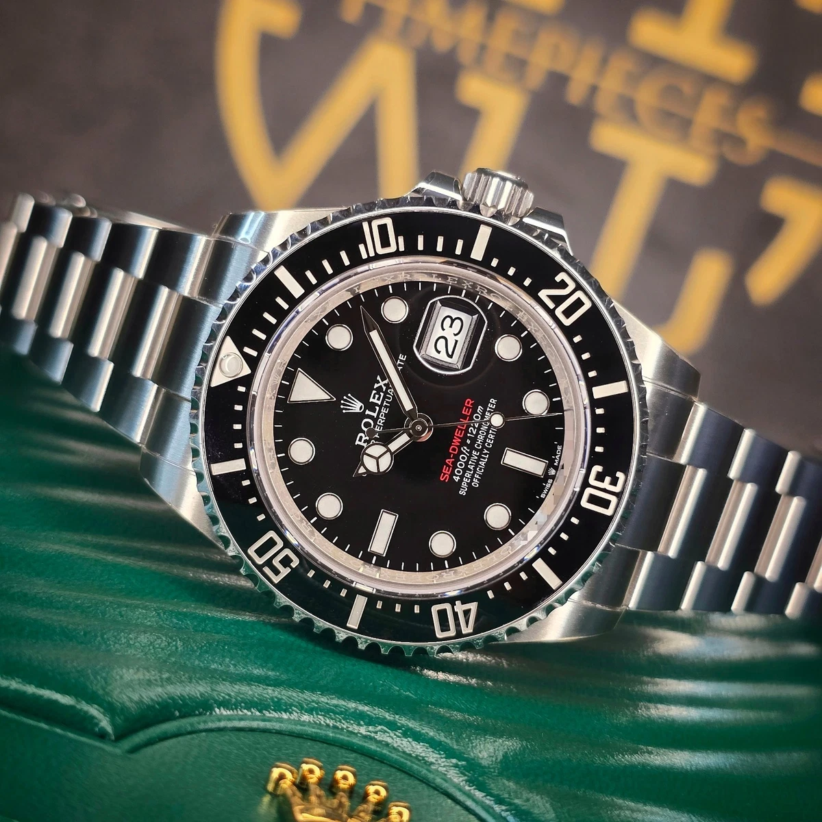 ROLEX SEA-DWELLER 126600 STAINLESS 43MM 50TH ANNIVERSARY CERAMIC