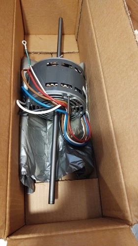 Emerson 1/6 HP, 1075 RPM, 3 Speed, 230V, PSC Double Shaft Motor 3133