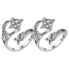 Handmade Witch’s Return-Knot Protection Ring, Witches Knot Adjustable Ring