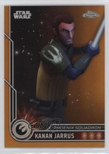 2023 Chrome Star Wars Orange Refractor 21/25 Kanan Jarrus Freddie Prinze Jr 0b5f