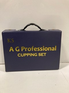 Professional CUPPING SET With Case. Brand Used