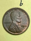 1913 LINCOLN WHEAT CENT,  high condition coin, AU, Almost Uncirculated #6