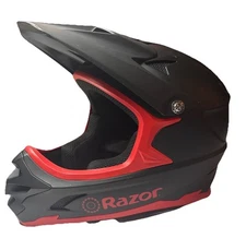 Razor motorcycle bicycle ATV protective Helmet full face guard kids Medium