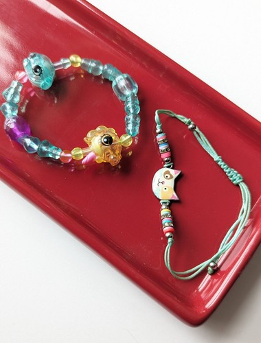 Lot Of 2 Bracelets Twisty Petz UNICORN Puppy Dog Pets Toys Enamel Cat Kitty - Picture 8 of 8