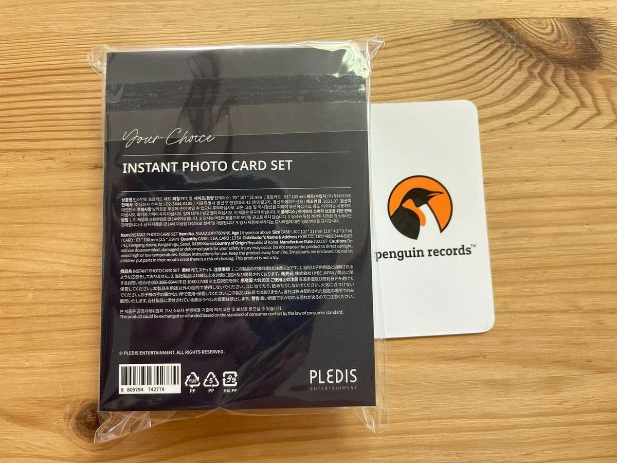 アイドル your choice INSTANT PHOTO CARD SET SEVENTEEN 8th Mini Album Your Choice MD Instant Photocard