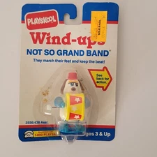 Vtge Playskool wind-ups Not So Grand Band 1990