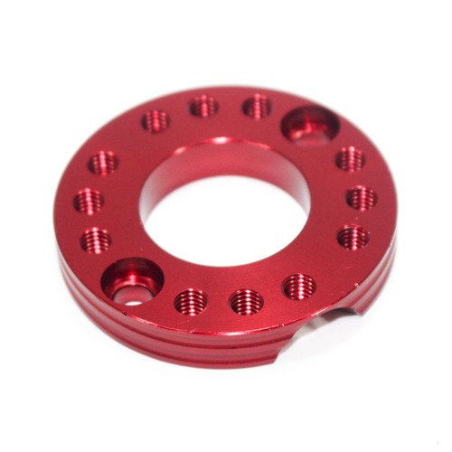 Colector de carburador de carburador rojo 26 mm adaptador giratorio PIT PRO cuádruple bicicleta de tierra ATV - Imagen 5 de 5