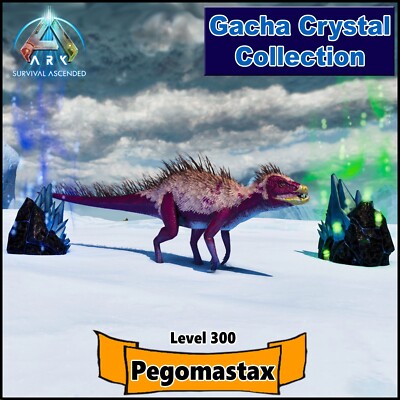 Ark Survival Ascended PC/PS5/XBOX PVE Pegomastax Lev 300 Gacha Crystal Collector