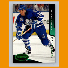 Dave Andreychuk #200 1993 Parkhurst Emerald Ice Toronto Maple Leafs Hockey Card
