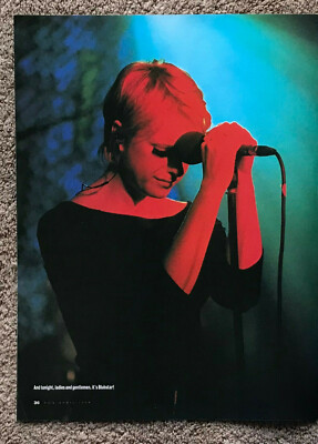 SARAH BLACKWOOD / DUBSTAR - 1998 Full page UK magazine poster