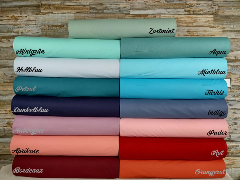 240cm Uni Farben Popeline Baumwolle Stoff Baumwollstoff Meterware Basteln - Bild 2 von 3