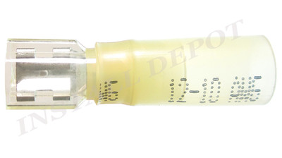 25) 3M YELLOW 12-10 AWG HEAT SHRINK PIGGYBACK PIGGY BACK WIRE - Foto 6