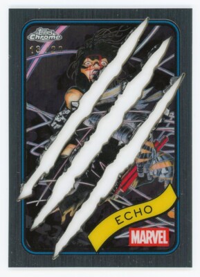 その他 topps chrome marvel valkrie clawed /20 2025 Topps Chrome Marvel #14 Echo 13/20 Clawed Chrome Variation