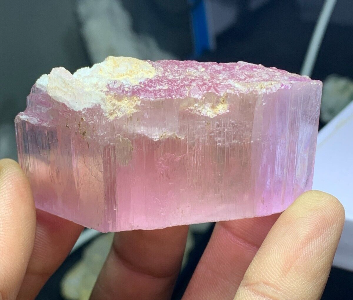 Stunning Pink Kunzite Crystal Specimen from Afghanistan
