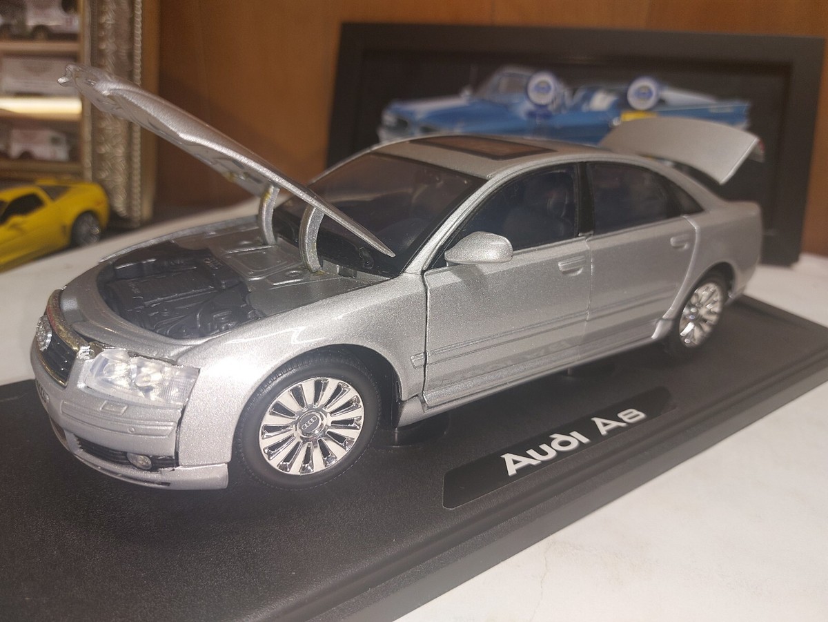 2004 Audi A8 Silver 1/18 Diecast Model Car by Motormax | eBay