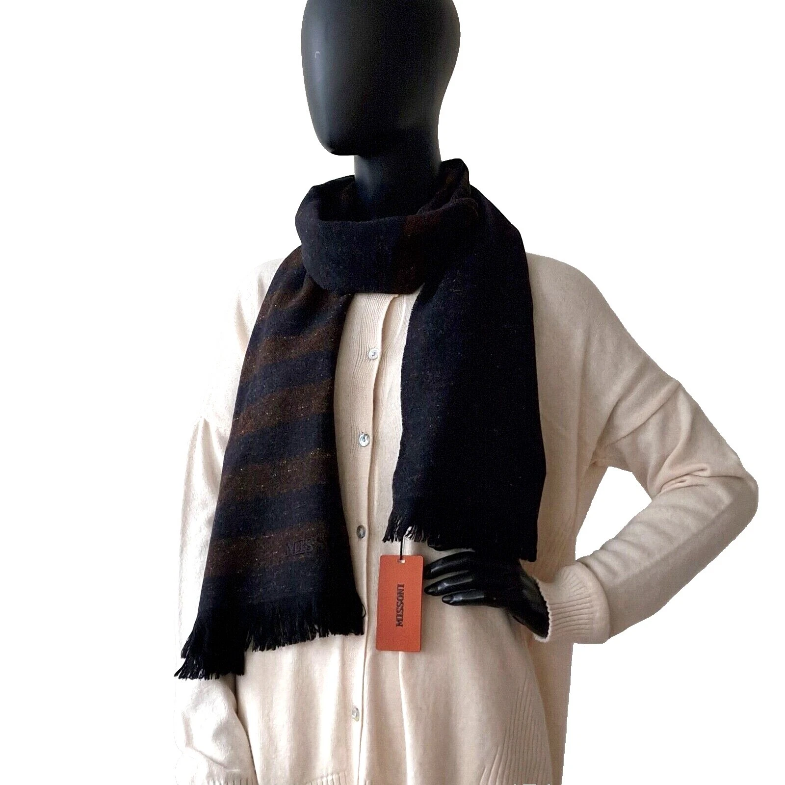 Bufandas y estolas Missoni Lana Negro para Mujeres