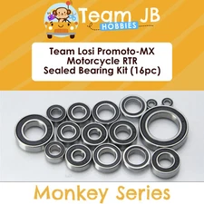Team Losi Promoto-MX Motorcycle RTR - 16 Pcs Rubber Sealed Bearings Kit