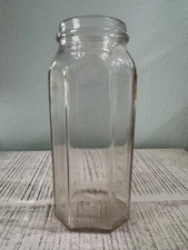 Vintage H.J. Heinz Co 8 paneled Clear Glass Bottle No. 426