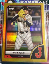 ROKI SASAKI 2023 Topps World Baseball Classic Gold Foil  #21 Japan mint /50