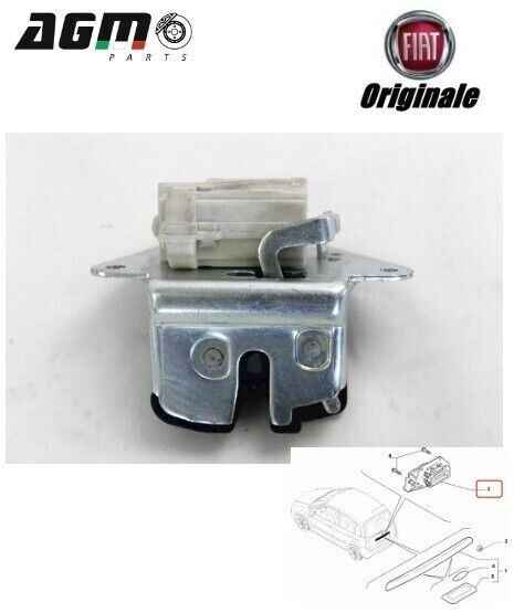 SERRATURA PORTELLONE COFANO POSTERIORE ORIGINALE FIAT IDEA LANCIA