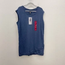 Active Life Heather Sailor Blue Sleeveless Lounge Dress 980075290 Womens XL NEW